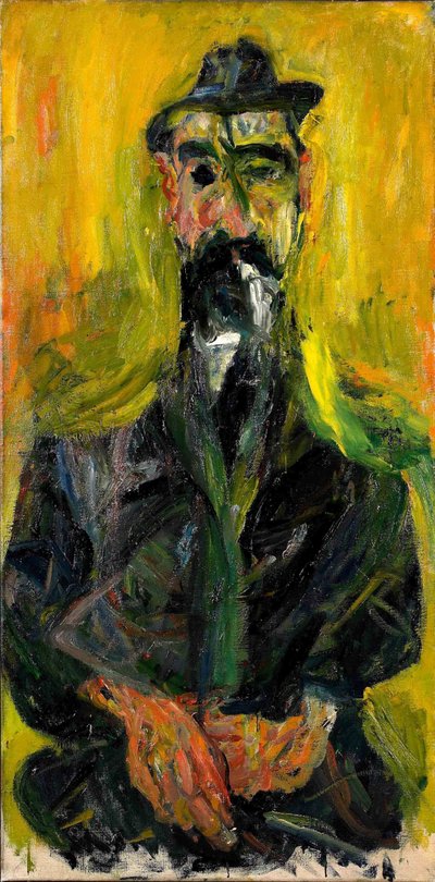 De man met de hoed door Chaim Soutine