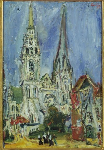 De kathedraal van Chartres door Chaim Soutine