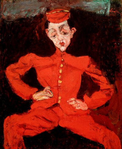 Le Groom. Schilderij door Chaim Soutine (1894-1944) door Chaim Soutine
