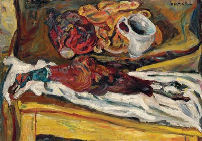 Fazant met Kool, 1926-1927 door Chaim Soutine