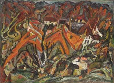 Uitzicht op het Dorp door Chaim Soutine
