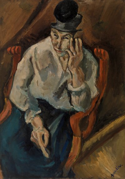 Zittende Vrouw in Fauteuil door Chaim Soutine