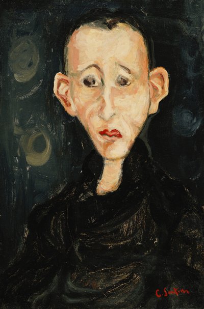 Jonge man in het donker, 1924 door Chaim Soutine
