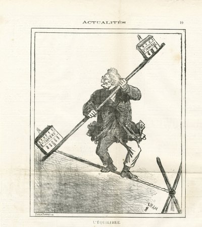 Illustratie van Cham (1819-1879) in Le Charivari door Amédée de Noé