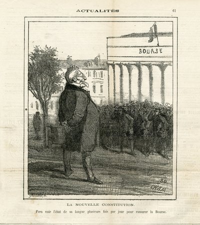 Illustratie van Cham (1819-1879) in Le Charivari door Amédée de Noé