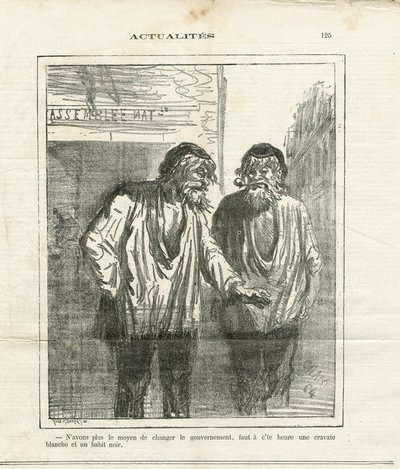 Illustratie van Cham in Le Charivari door Amédée de Noé