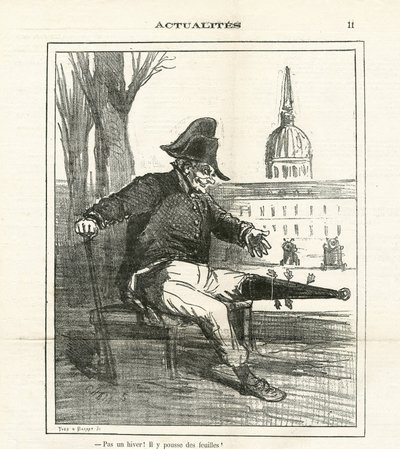 Illustratie van Cham in The Charivari door Amédée de Noé