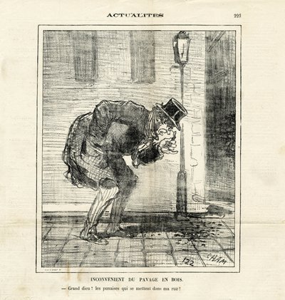 Illustratie van Cham (1819-1879) in Le Charivari door Amédée de Noé