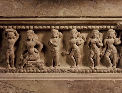 Detail van het Tra Kieu-voetstuk door Cham School