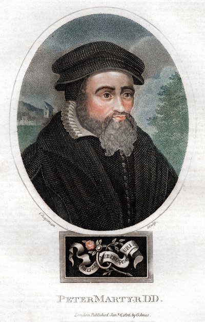 Pietro Martire Vermigli 1499-1562, Italiaanse theoloog, 1816 door Chapman and Co