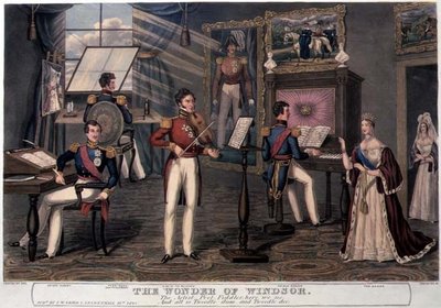 Het Wonder van Windsor: De Kunstenaar, Dichter, Violist Hier Zien We, En alles is Tweedle-dum en Tweedle Dee, c.1841 door Charles Hunt
