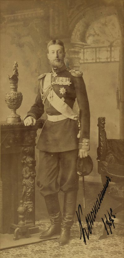 Portret van grootvorst Konstantin Konstantinovitsj van Rusland door Charles Bergamasco