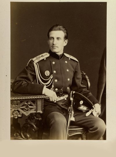 Portret van grootvorst Nicholas Constantinovich van Rusland (1850-1918) door Charles Bergamasco