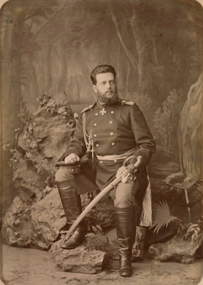 Portret van grootvorst Vladimir Aleksandrovitsj van Rusland door Charles Bergamasco