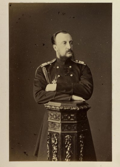 Portret van Groothertog Nicholas Nikolaevich (de Oudere) van Rusland door Charles Bergamasco