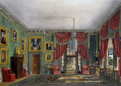 Groen Paviljoen, uit De Geschiedenis van de Koninklijke Residenties door Charles (after) Wild