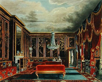 De Japanse kamer in Frogmore, gegraveerd door R. Reeve, uit 