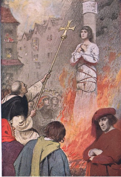 Op de markt van Rouen, uit Het verhaal van Jeanne D