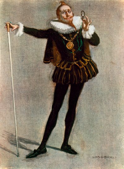 Driekoningenavond: Malvolio, Mr Tree door Charles A. Buchel