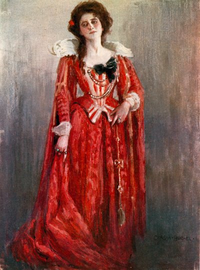 Driekoningenavond: De Gravin Olivia, Miss Maud Jeffries door Charles A. Buchel