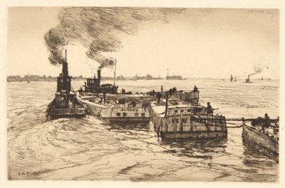 Kanaalboten en sleepboten door Charles A. Platt