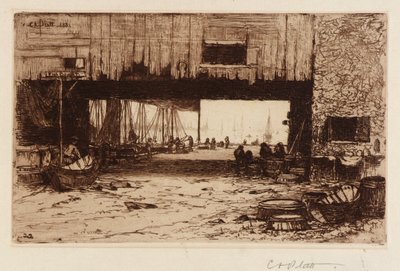 Vishuizen--Interieur door Charles A. Platt