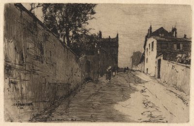 Rue de MontCenis, Montmartre door Charles A. Platt