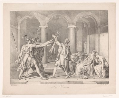 Eed van de Horatii door Charles Achille D