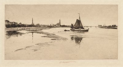 Arnhem aan de Rijn door Charles Adams Platt