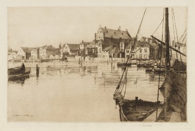 Dordrecht, 1885 door Charles Adams Platt