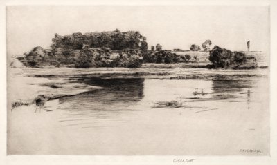 De Charles River, 1890 door Charles Adams Platt