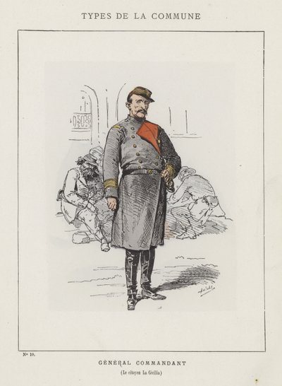 Generaal Commandant, De burger La Cecilia door Charles Albert d Arnoux Bertall