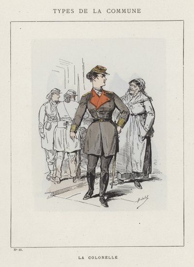 La Colonelle door Charles Albert d Arnoux Bertall