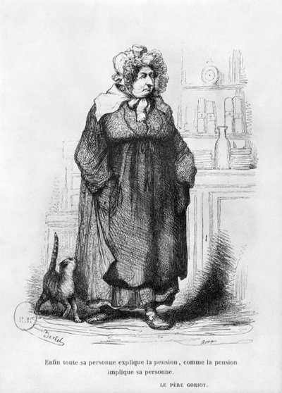 Madame Vauquer, illustratie uit 