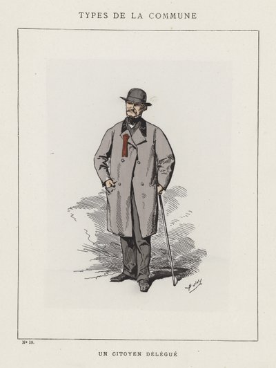 Un Citoyen Delegue door Charles Albert d Arnoux Bertall