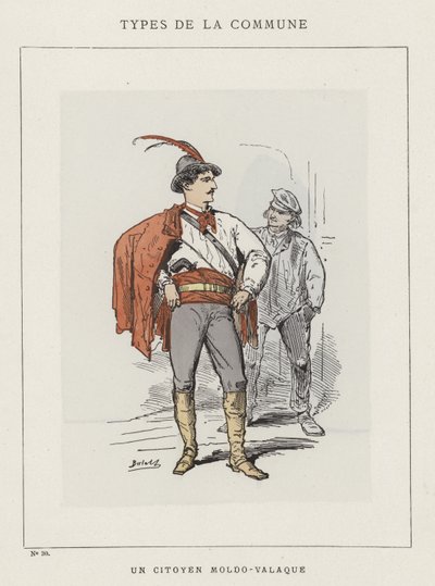 Een Moldo-Walachse burger door Charles Albert d Arnoux Bertall