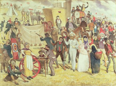 Bank Holiday of Het Kermisplezier door Charles Altamont Doyle