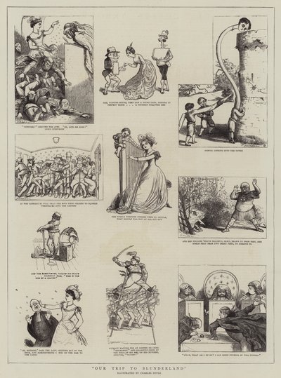 Onze Reis naar Blunderland door Charles Altamont Doyle
