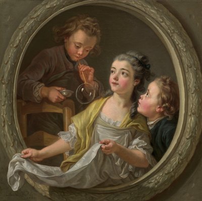Zeepbellen door Charles Amedee Philippe van Loo