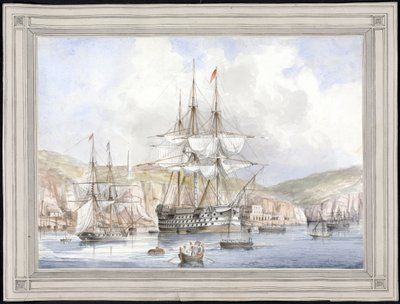 Uitzicht op Malta door Charles Andrew Dyce