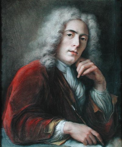 Portret van de kunstenaar door Charles Antoine Coypel