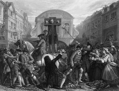 Daniel Defoe in de schandpaal door Charles Armytage