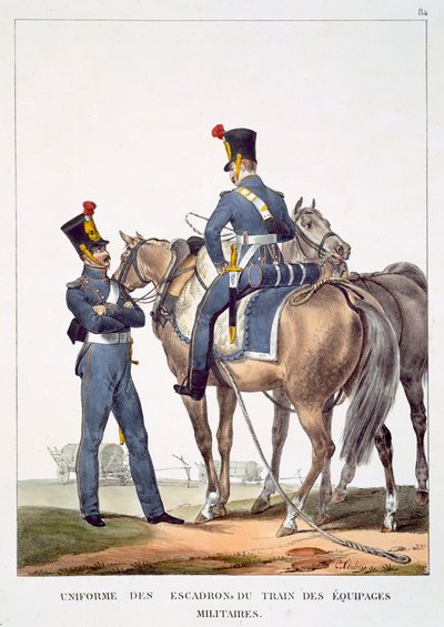 Uniforme des Escadrons du Train des Equipages Militaires, uit 