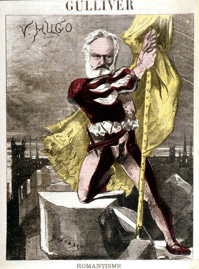 Cartoon van Victor Hugo door Georges Montbard - 