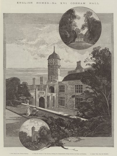 Cobham Hall door Charles Auguste Loye