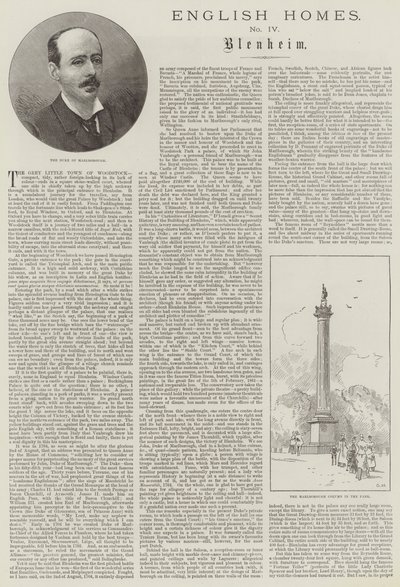 Engels huis, Blenheim door Charles Auguste Loye