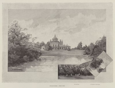 Engelse huizen, Stoke Park door Charles Auguste Loye