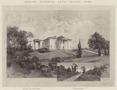 Engelse Huizen, Willey Park door Charles Auguste Loye