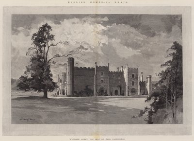 Engelse Huizen, Wycombe Abbey, het Landgoed van Graaf Carrington door Charles Auguste Loye