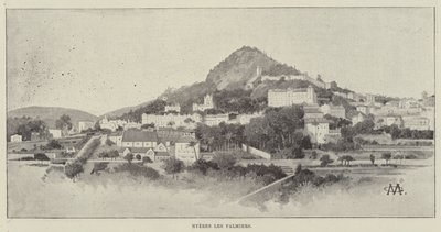 Hyeres les Palmiers door Charles Auguste Loye
